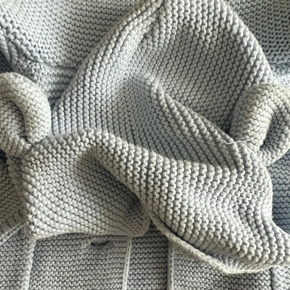 Baby Gap Light Blue Brennan Knit Bear Ear Hooded Sweater - Picture 5 of 6